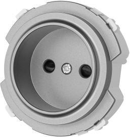 Розетка
Байкал,  со шторками,  без заземления,  одинарная,  винтовые клеммы,   цвет - платина,  пластмасса,  SQ1819-0308,  TDM
 - PULSAL.RU