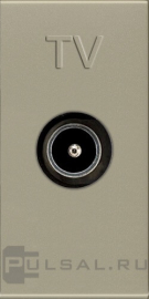 Розетка одиночная
Zenit,  телевизионная (TV),  одинарная,   цвет - шампань,  пластмасса,  N2150.7 CV,  2CLA215070N1901,  ABB
 - PULSAL.RU