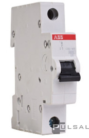 Автоматический выключатель SH200, 1 полюс, 10А, C, 6 кА, SH201 C 10, ABB - PULSAL.RU