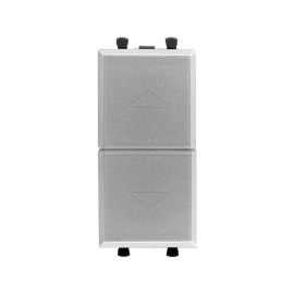 Выключатель для жалюзи
Avanti,  с фиксацией,  без подсветки,   цвет - закаленная сталь,  пластмасса,  4404181DKC,  DKC_4404181,  DKC
 - PULSAL.RU