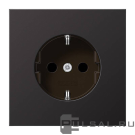 Розетка
LS 990,  LS 1912,  LS ZERO,  LS-design,  FD-design,  без шторок,  с заземлением,  одинарная,  безвинтовые клеммы,   цвет - алюминий темный,  металл,  AL1520D,  AL 1520 D,  JUNG
 - PULSAL.RU