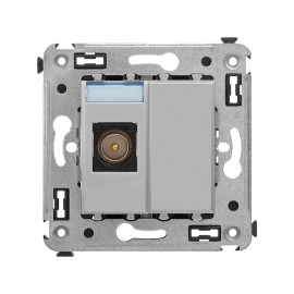 Розетка одиночная
Avanti,  телевизионная (TV),  одинарная,   цвет - закаленная сталь,  пластмасса,  4404503DKC,  DKC_4404503,  DKC
 - PULSAL.RU