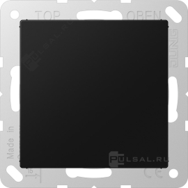 Заглушка
A VIVA,  A 550,  A flow,   цвет - черный матовый,  пластмасса,  A594-0SWM,  A 594-0 SWM,  JUNG
 - PULSAL.RU