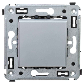 Выключатель
Avanti,  одноклавишный,   цвет - закаленная сталь,  пластмасса,  4404103DKC,  DKC_4404103,  DKC
 - PULSAL.RU